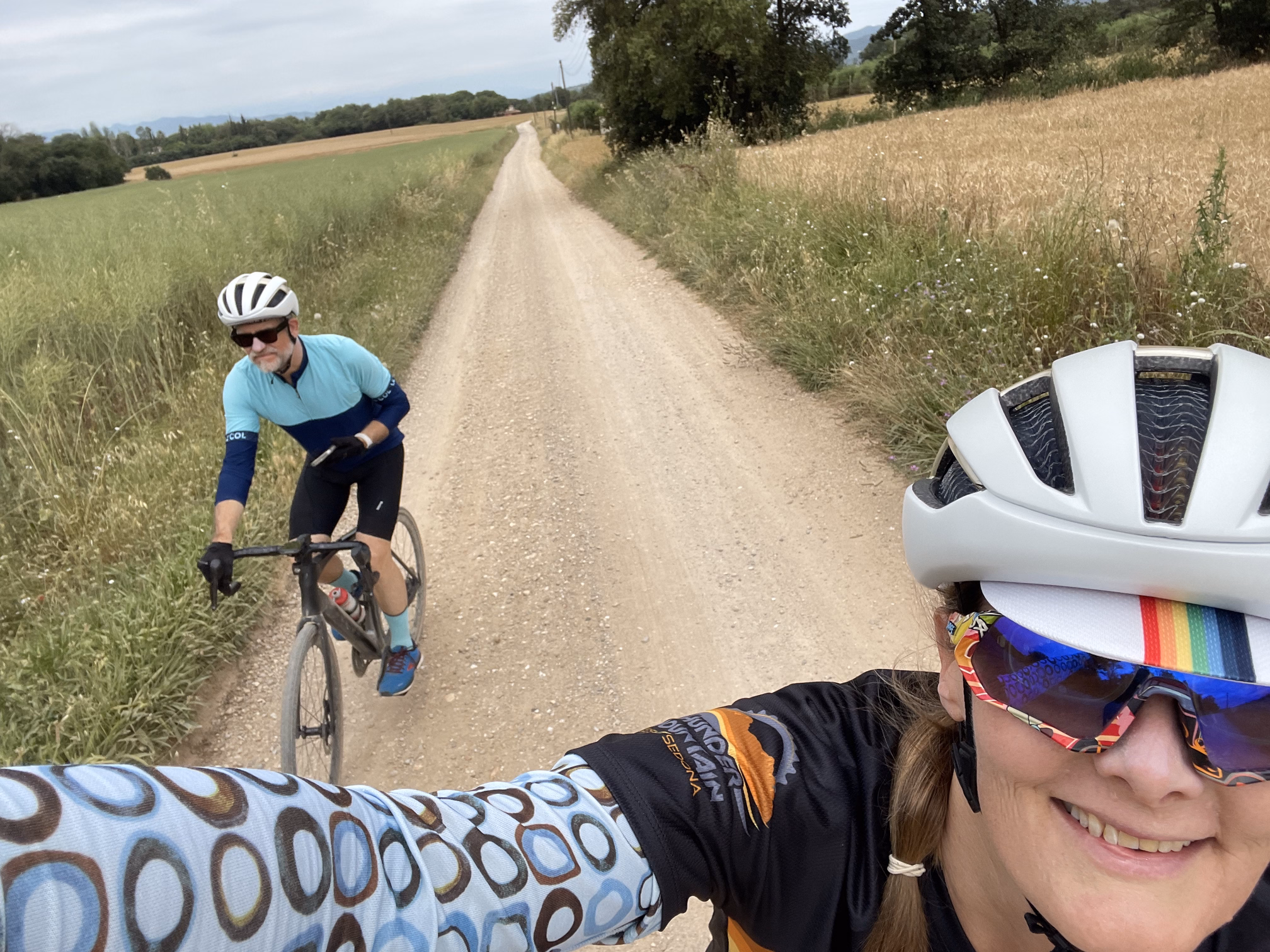 hunter & tracey on farmlands dirt road