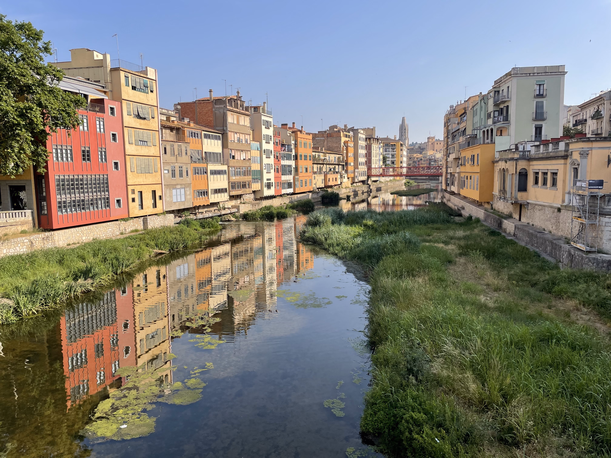 girona river & old town
