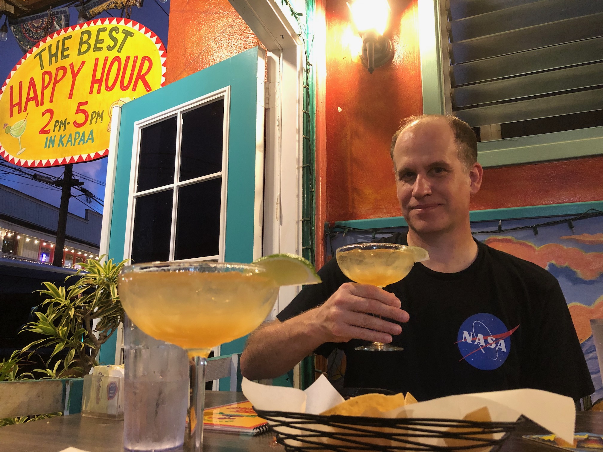 hunter with margarita