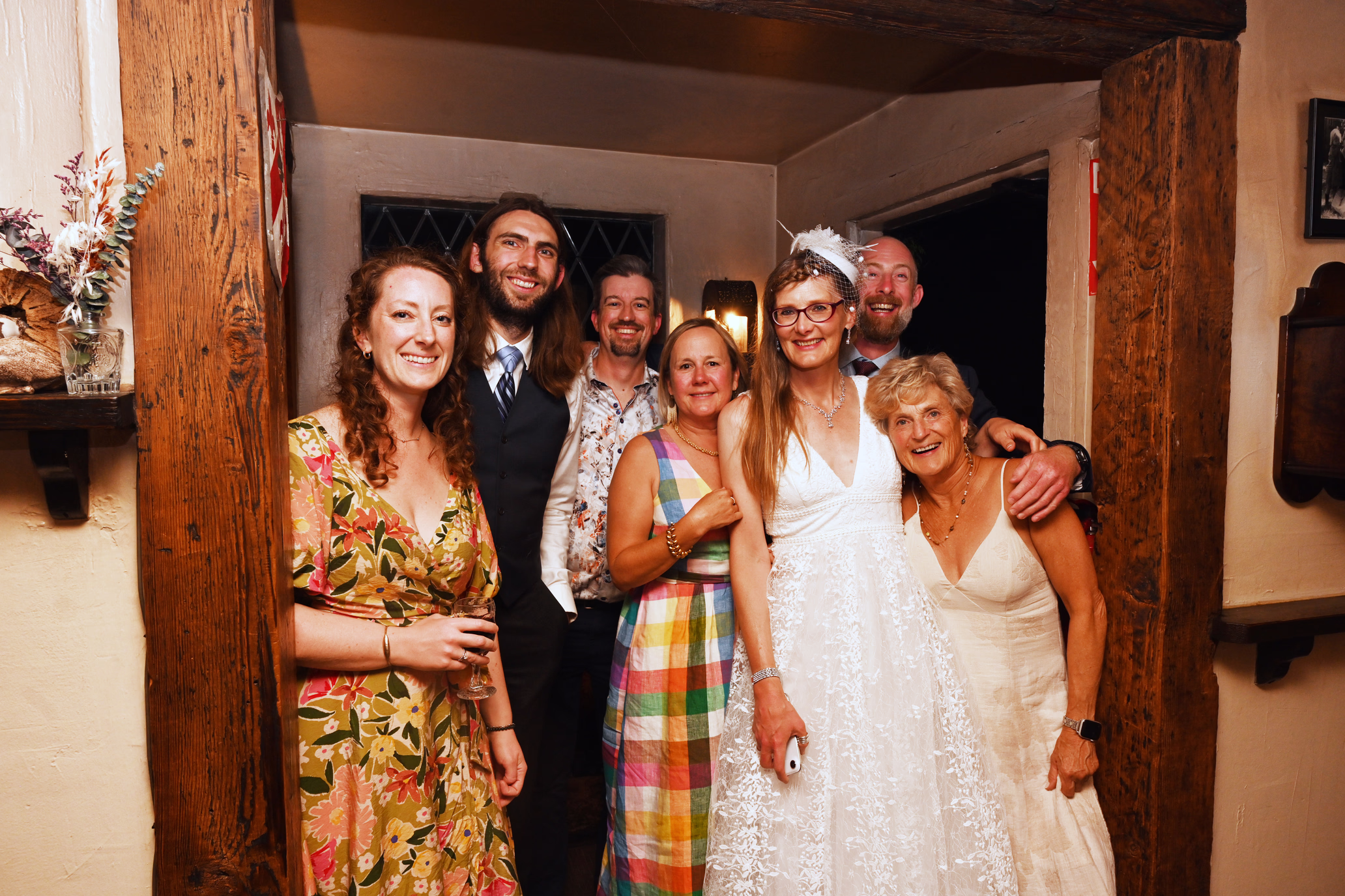 bride & friends